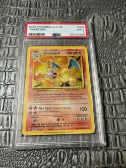 Charizard Classic Collection CLC en Holo Pokemon Card 003/034 PSA 9 Mint - Image 1