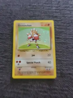 Pokemon TCG Hitmonchan Base Set 7/102 Holo 1st Edition Holo Rare - Image 2
