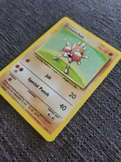 Pokemon TCG Hitmonchan Base Set 7/102 Holo 1st Edition Holo Rare - Image 3