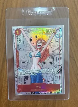 Nami Manga Alt Art OP01-016 One Piece Card Game PRB-01 MINT CONDITION - Image 2