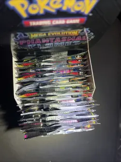 Pokemon Tcg Mega Evolution Phantasmal Flames Half Booster Box Display 18 Packs - Image 2