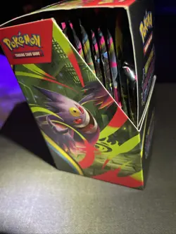 Pokemon Tcg Mega Evolution Phantasmal Flames Half Booster Box Display 18 Packs - Image 3