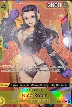 Nico Robin ST29-009 Parallel Promo One Piece Card Game English - Image 1
