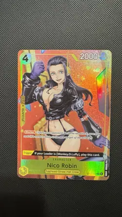 Nico Robin ST29-009 Parallel Starter Deck Promo One Piece Card English - Image 1