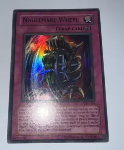 Yugioh Nightmare Wheel PGD-106 Ultra Rare Unl Original Print (LP) - Image 1