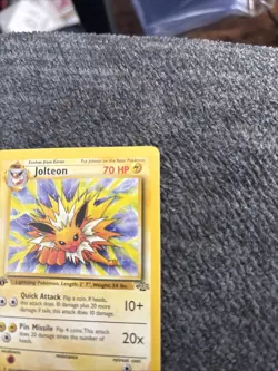 Pokemon TCG Jolteon 1st Edition Jungle Card 20/64 Non-Holo LP - Image 4