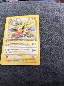 Pokemon TCG Jolteon 1st Edition Jungle Card 20/64 Non-Holo LP - Image 5
