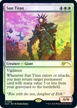MTG - Sun Titan - Foil - Jesper Ejsing Secret Lair - Magic the Gathering - Image 1
