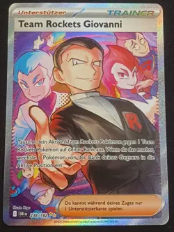 Team Rockets Giovanni 238/182 - Ewige Rivalen Deutsch NM Pokemon - Image 1