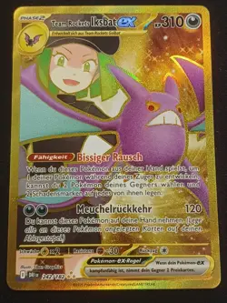 Team Rockets Iksbat EX 242/182 - Ewige Rivalen Gold Rare Deutsch NM Pokemon - Image 1