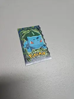 2000 Topps Chrome Pokemon Bulbasaur Die Cut - Image 1