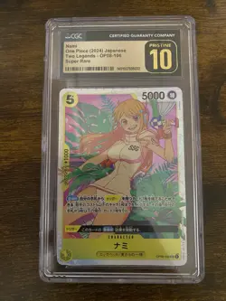 2024 ONE PIECE TWO LEGENDS SUPER RARE #OP08-106 NAMI CGC 10 PRISTINE - Image 1
