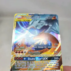 Reshiram & Charizard GX 20/214 Unbroken Bonds Ultra Rare Holo Pokemon Card NM - Image 3