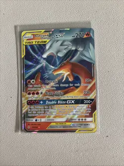 Reshiram & Charizard GX 20/214 Unbroken Bonds Ultra Rare Holo Pokemon Card NM - Image 1
