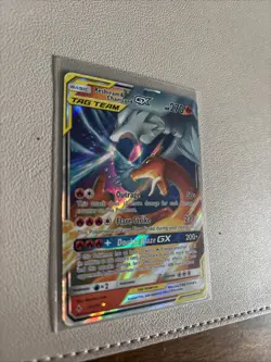 Reshiram & Charizard GX 20/214 Unbroken Bonds Ultra Rare Holo Pokemon Card NM - Image 3