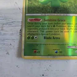 Pokemon Card - Sunflora Reverse Holo - Heart Gold & Soul Silver 31/123 - Rare - Image 4