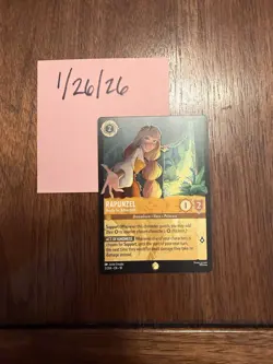 Disney Lorcana Rapunzel - Ready for Adventure 3/204 Whispers Legendary Regular - Image 1