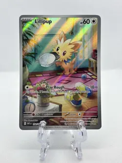 Lillipup 154/086 Sv: White Flare Pokemon TCG - Illustration Rare IR NM Holo - Image 1