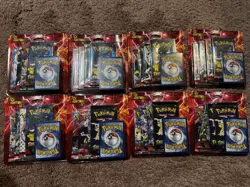 Lot Of 8 - Pokemon TCG Lightning Set 4 Packs + 1 Card Factory Sealed - Image 1