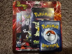 Lot Of 8 - Pokemon TCG Lightning Set 4 Packs + 1 Card Factory Sealed - Image 4