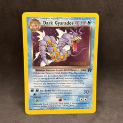 Pokemon TCG - Dark Gyarados 8/82 Pre-Release Holo Rare - WOTC Promos - NM/LP - Image 1
