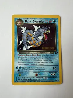Pokemon TCG Dark Gyarados (Prerelease) - WoTC Promo (PR) - Image 1