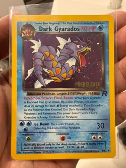 Dark Gyarados (Prerelease) 08/82 Wotc Promo Holo Pokemon TCG - Image 2