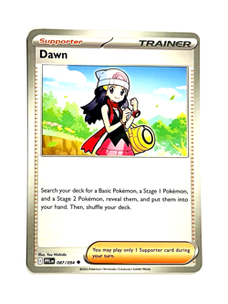 Dawn 087/094 Trainer Supporter Regular POKEMON TCG Phantasmal Flames PFL EN NM/M - Image 1