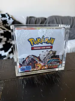 Pokemon TCG Scarlet & Violet - Obsidian Flames Booster Box - Sealed- w/ acrylic! 820650863745 - Image 1