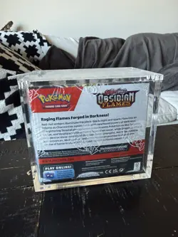 Pokemon TCG Scarlet & Violet - Obsidian Flames Booster Box - Sealed- w/ acrylic! 820650863745 - Image 2