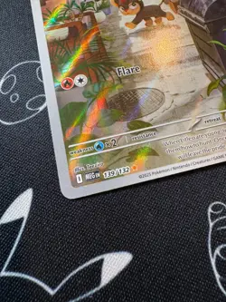 Litleo 139/132 Pokemon TCG Mega Evolution Illustration Rare English - Image 2