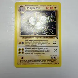 Pokemon TCG Magneton Fossil Card 26/62 Unlimited Non-Holo Rare - Image 1