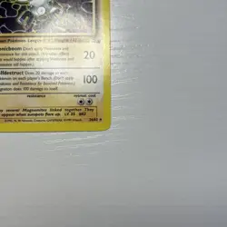 Pokemon TCG Magneton Fossil Card 26/62 Unlimited Non-Holo Rare - Image 3