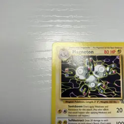 Pokemon TCG Magneton Fossil Card 26/62 Unlimited Non-Holo Rare - Image 5