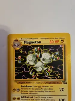 Pokemon TCG Magneton Fossil Card 26/62 Unlimited Non-Holo Rare - Image 3