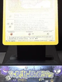 Pokemon Card Clefairy 5/102 Base Set Holo Holo Rare WOTC Played - Image 3