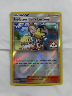 Professor Elm’s Lecture RH 188a/214 1st Place Pokemon League Challenge Card NM/M - Image 2