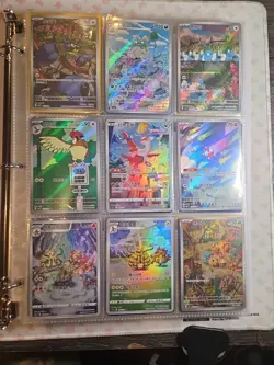 Pokemon Card Lot Binder V/VMAX IR Hits 180 Cards NM Full Art - Image 1