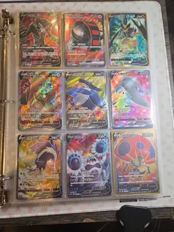Pokemon Card Lot Binder V/VMAX IR Hits 180 Cards NM Full Art - Image 3