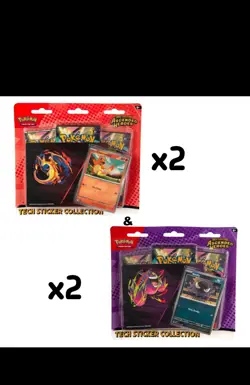Pokemon TCG Ascended Heroes Tech Sticker Collection x4 Sealed - Image 1