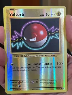 POKEMON VOLTORB 39/108 COMMON REVERSE HOLOFOIL EVOLUTIONS NM CARD - Image 1