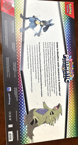 Pokemon Lucario Ex & Tyranitar Ex Premium Collection - Image 5