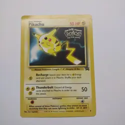Pokemon TGC Pikachu (Movie Promo) 04 Wotc Promo Regular VERY small crease - Image 1