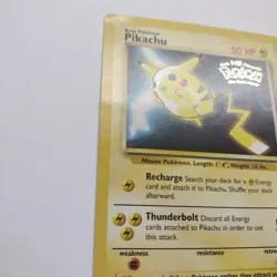 Pokemon TGC Pikachu (Movie Promo) 04 Wotc Promo Regular VERY small crease - Image 2