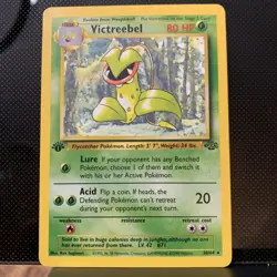Pokemon TCG Victreebel 1st Edition 30/64 Unlimited Jungle Ken Sugimori NM/LP - Image 1