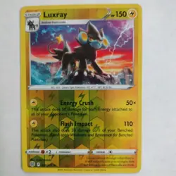 Luxray 51/172 Brilliant Stars Reverse Holo Pokemon - Same Day Shipping! - Image 1