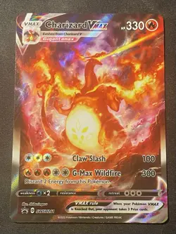 Pokemon TCG Charizard VMAX SWSH261 Sword & Shield Black Star Promo Full Art Holo - Image 1