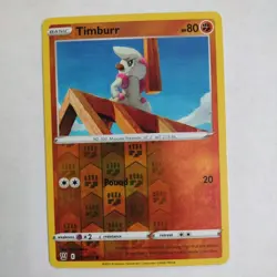 Timburr #73/163 Battle Styles Pokemon Reverse Holo - Same Day Shipping! - Image 1