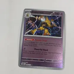 • Alakazam • 056/132 Reverse Holo ME01 Mega Evolution Pokemon TCG NM - Image 1