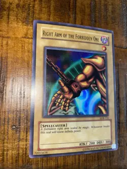 Right Arm of the Forbidden One LOB-122 The Legend of Blue Eyes White Dragon... - Image 2